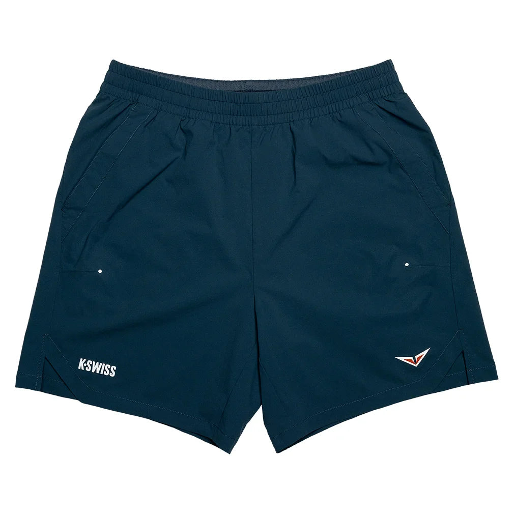 Men`s Rublev Miami 7 Inch Tennis Short Stargazer and Orange Logo K-SWISS S