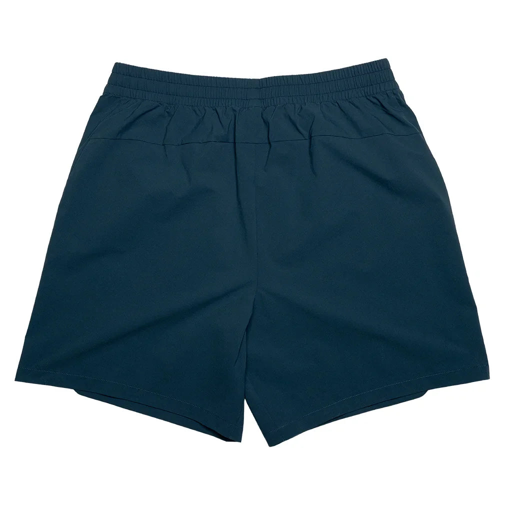 Men`s Rublev Miami 7 Inch Tennis Short Stargazer and Orange Logo K-SWISS