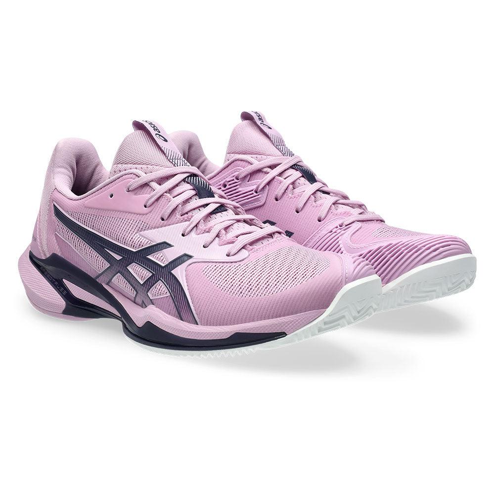 Women`s Solution Speed FF 3 Clay Tennis Shoes Light Ube and Indigo Fog ASICS
