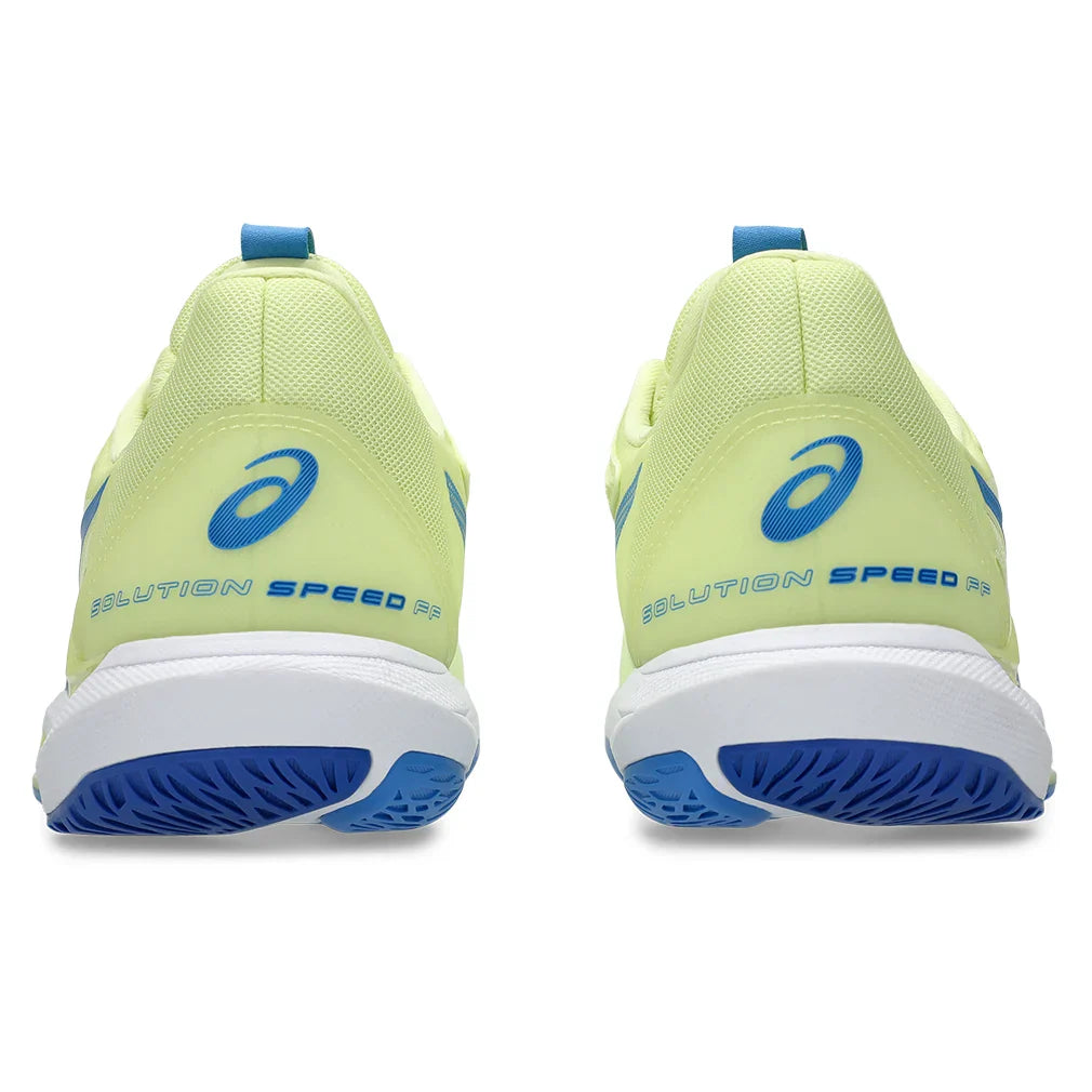 Women`s Solution Speed FF 3 Tennis Shoes Huddle Yellow and Blue Coast ASICS