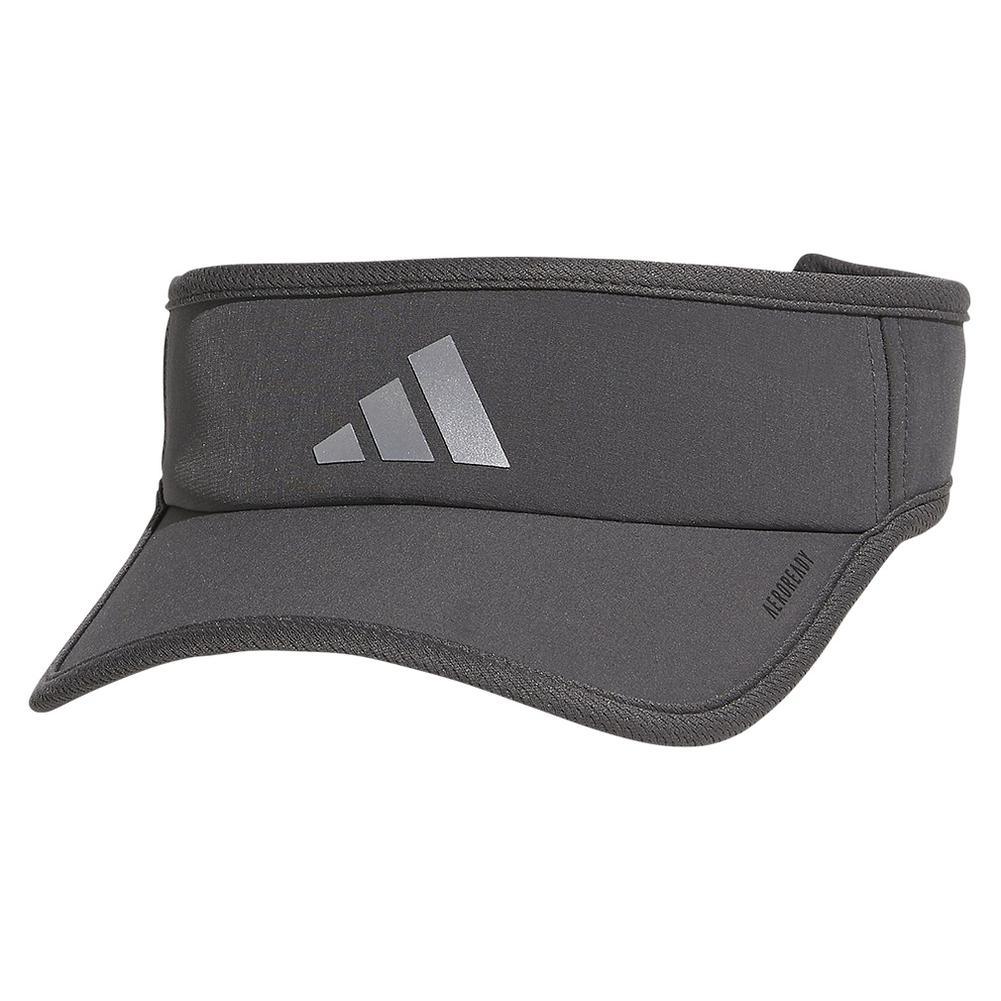 Men’s Superlite 3 Visor Grey Six and Silver Metallic Mens Apparel ADIDAS Grey