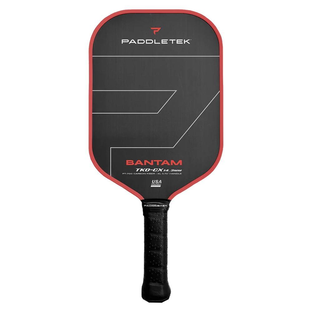 Bantam TKO-CX 14.3 Standard Grip Pickleball Paddle PICKLEBALL PADDLES PADDLETEK Red