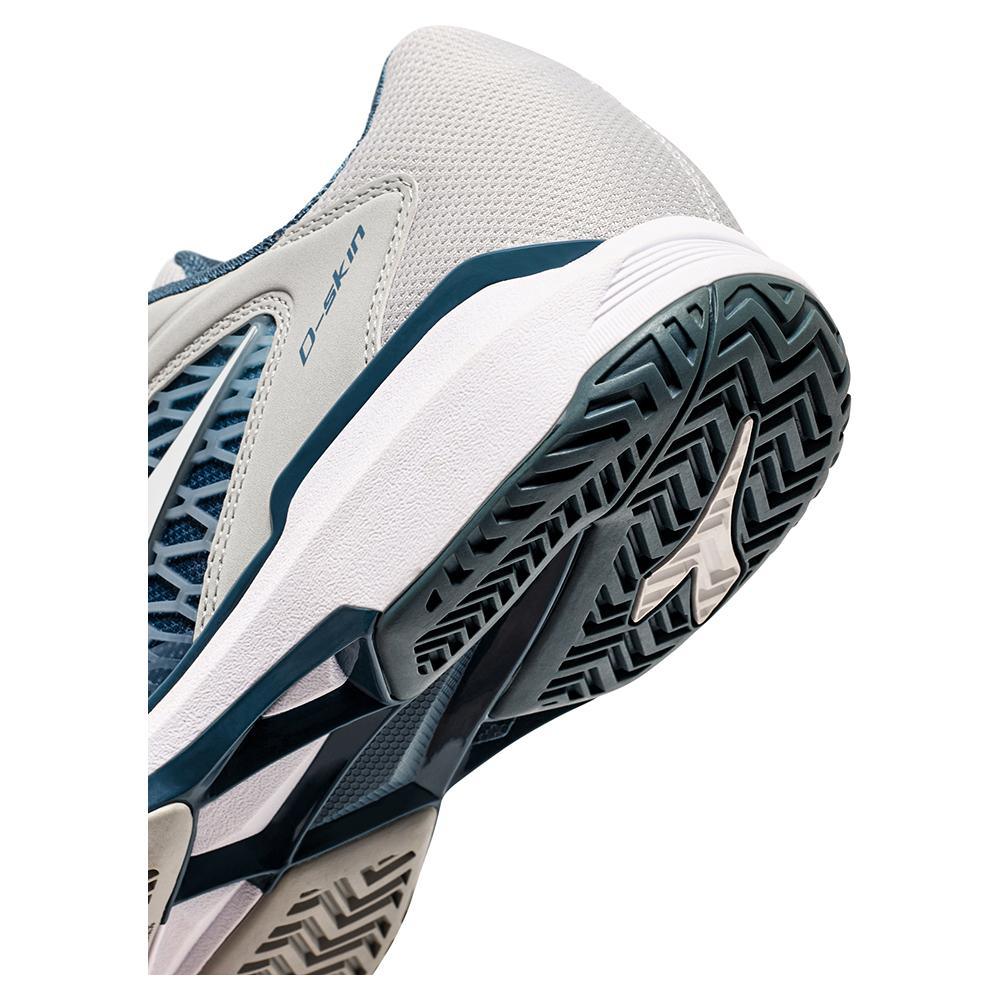 Men's Speed Competition 7 AG Tennis Shoes Silver and Oceanview Top Tennis Shoes DIADORA