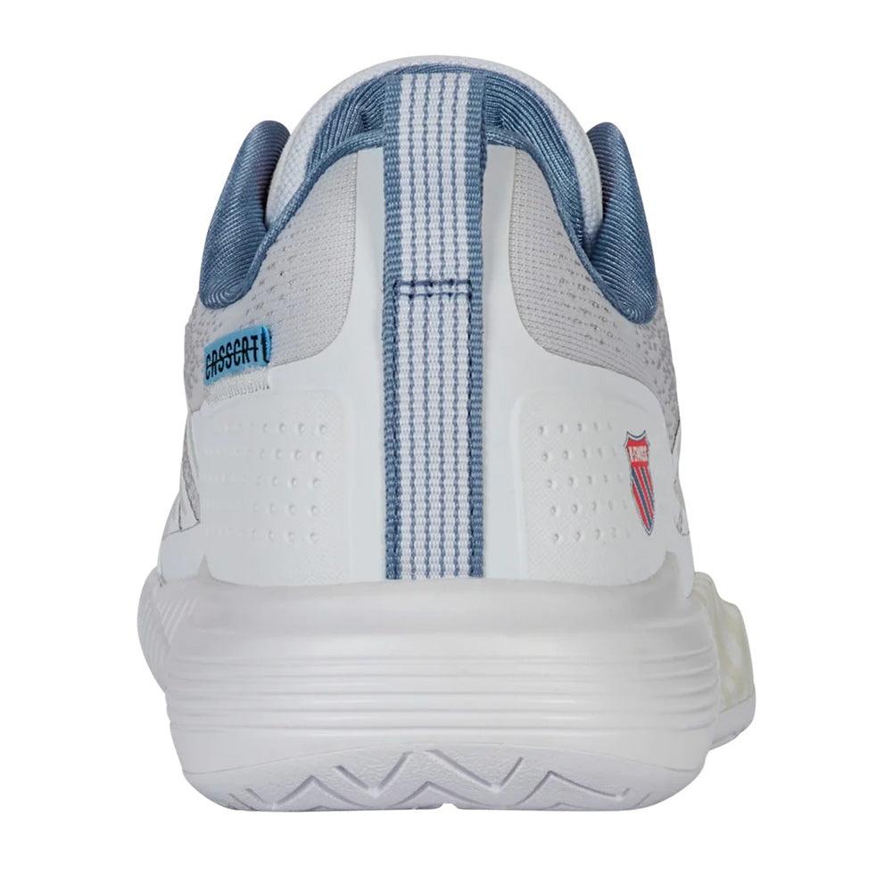 Women`s Ultra Court Pickleball Shoes White and Faded Denim K-SWISS