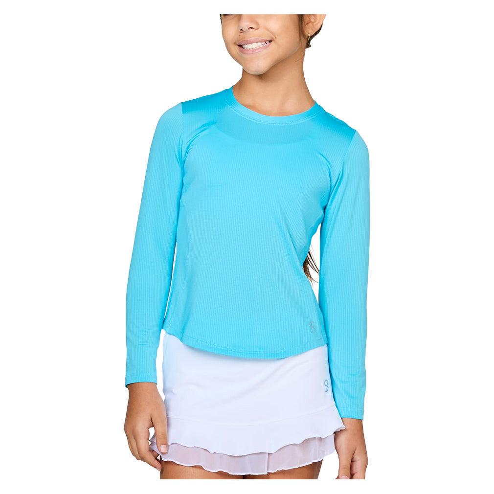 Girls' Long Sleeve Tennis Top Girls Apparel SOFIBELLA MEDIUM BABYBOY