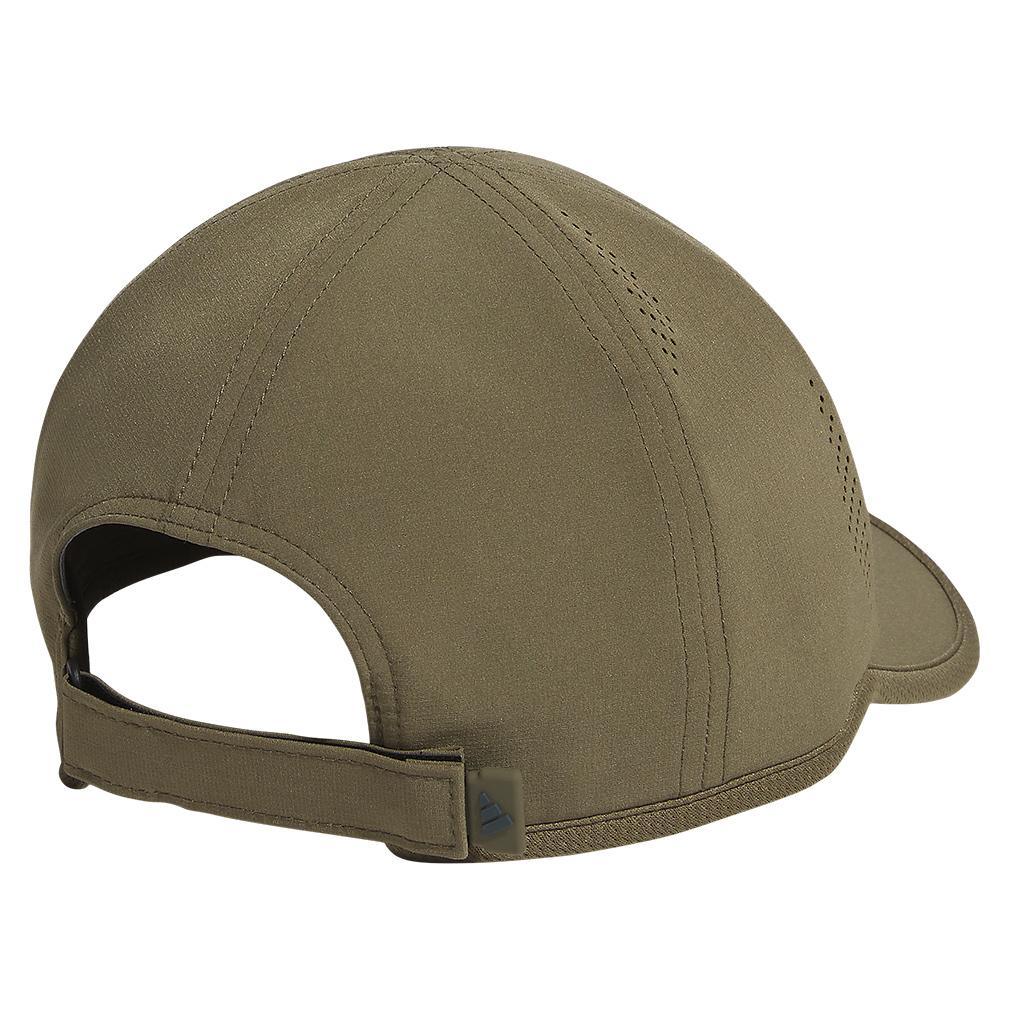 Men’s Superlite 3 Hat Olive Strata Green and Silver Metallic Mens Apparel ADIDAS