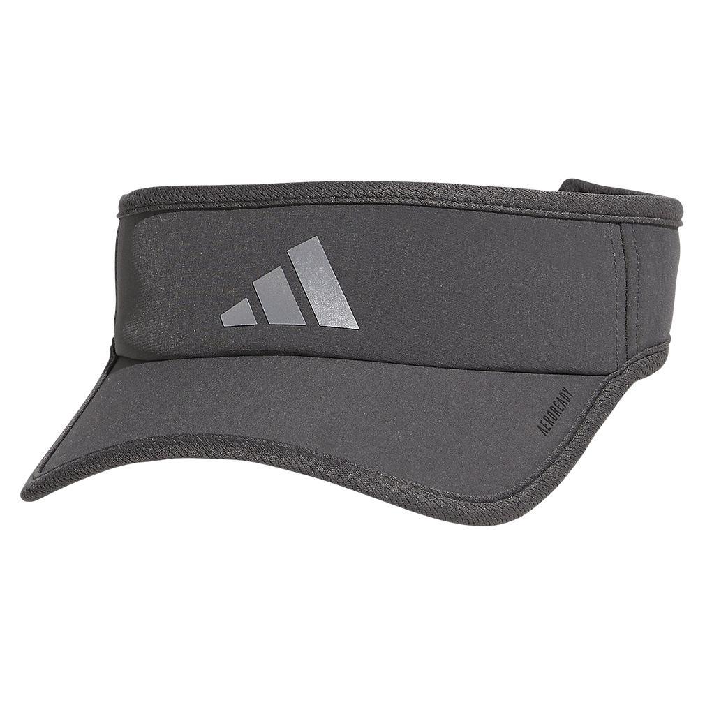 Men’s Superlite 3 Visor Grey Six and Silver Metallic Mens Apparel ADIDAS