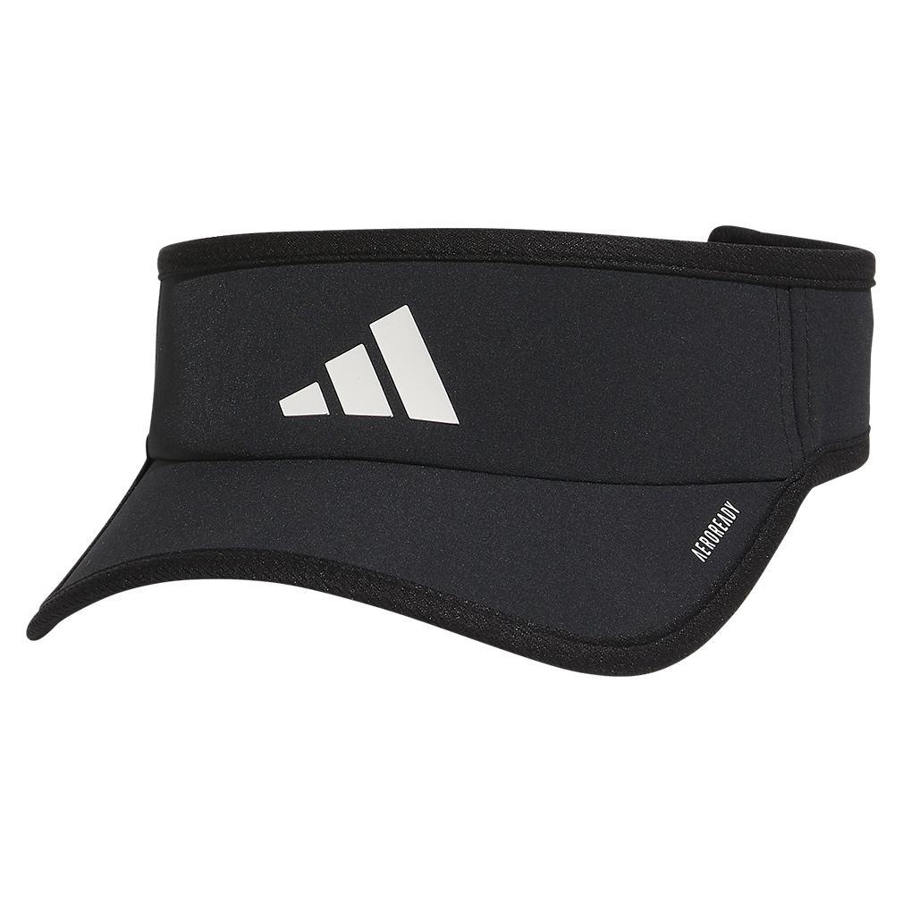 Men’s Superlite 3 Visor Black and White Mens Apparel ADIDAS