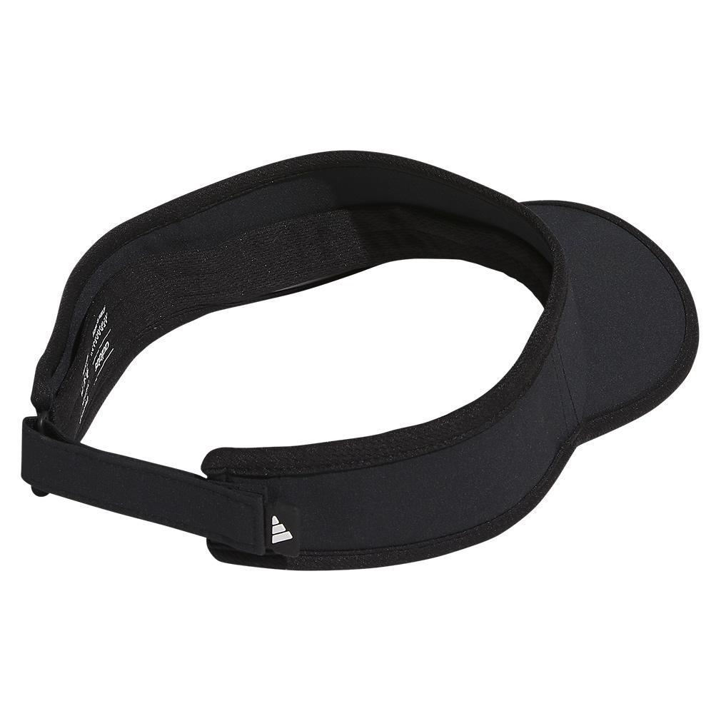 Men’s Superlite 3 Visor Black and White Mens Apparel ADIDAS