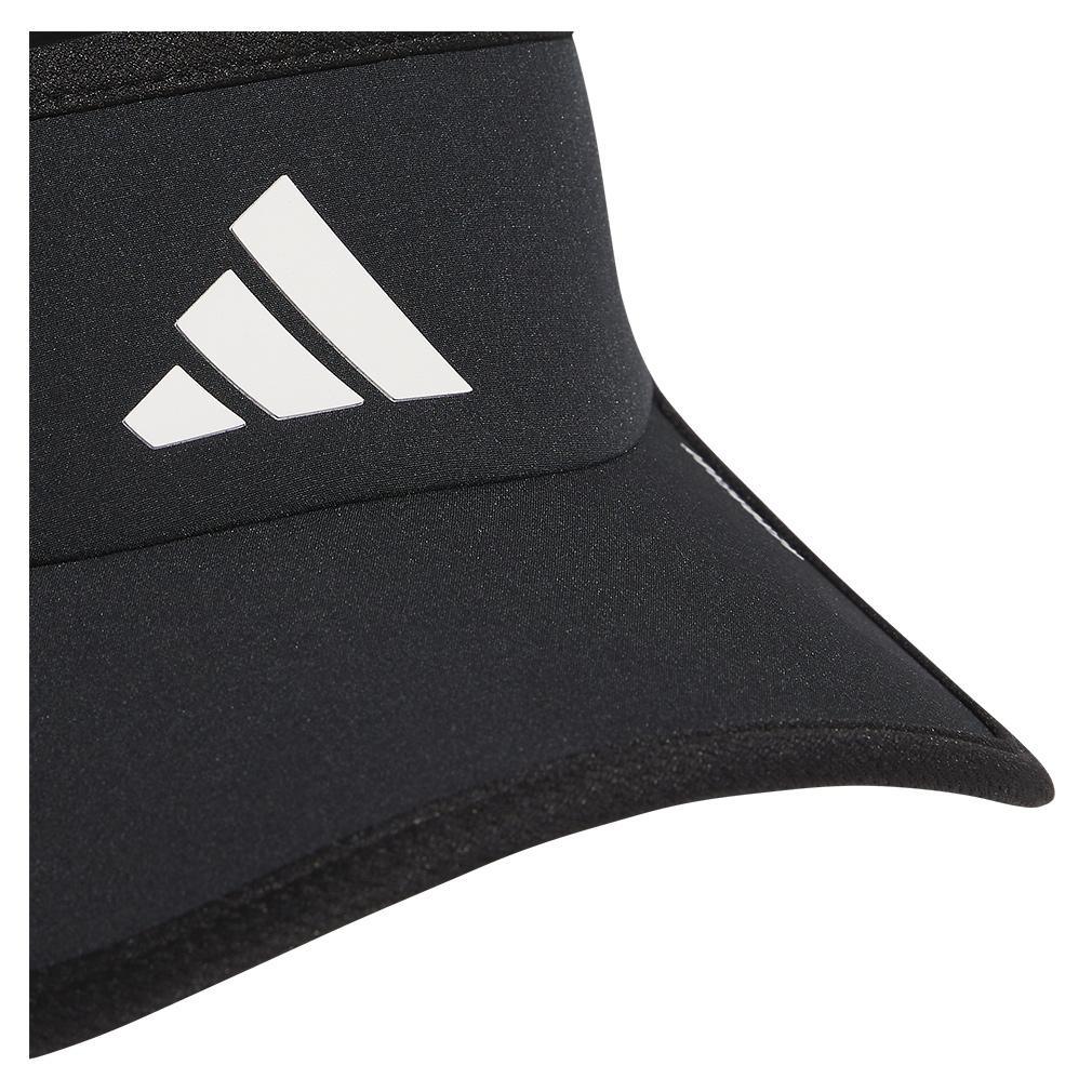 Men’s Superlite 3 Visor Black and White Mens Apparel ADIDAS