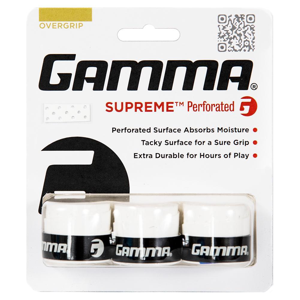 Supreme Perforated Overgrip 3 Pack Holiday Gifts GAMMA White