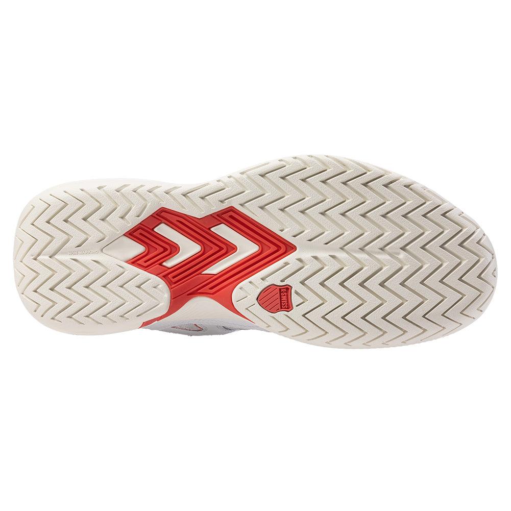 Women`s Tura Team Pickleball Shoes White and Faded Denim K-SWISS