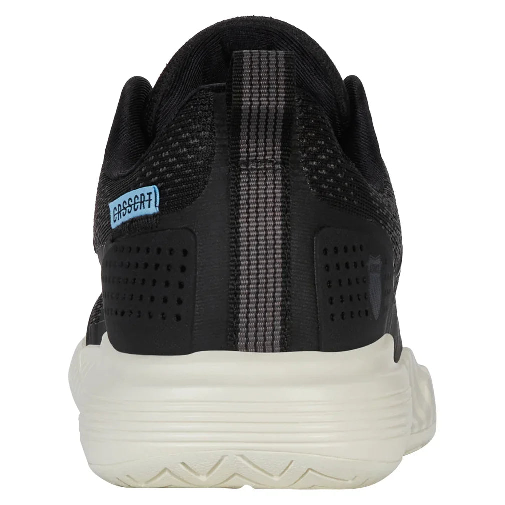 Women`s Ultra Court Pickleball Shoes Black and Snow White K-SWISS