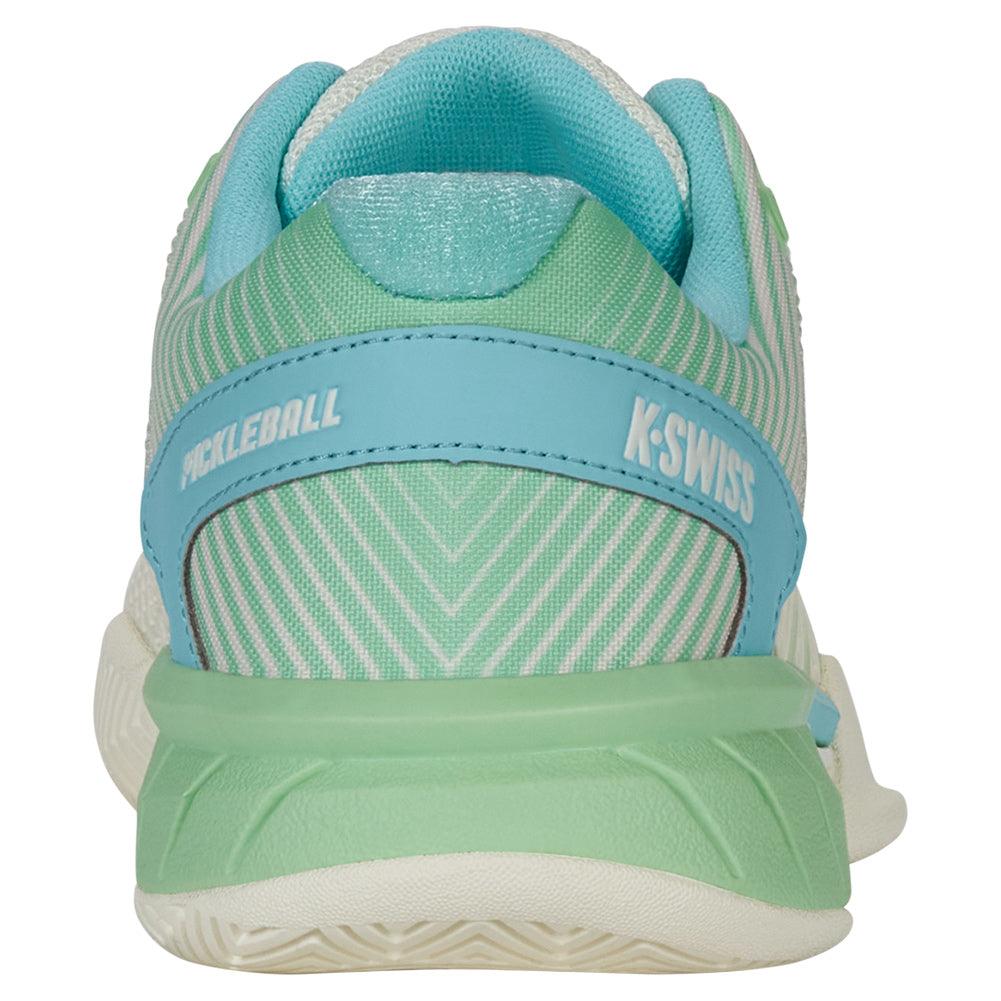 Women`s Express Light Pickleball Shoes Egret and Patina Green K-SWISS