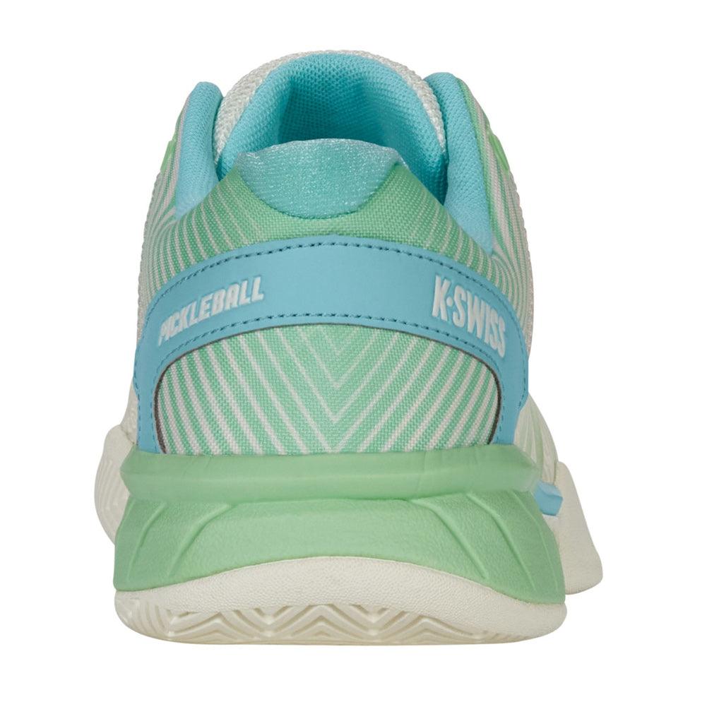 Women`s Express Light Wide Pickleball Shoes Egret and Patina Green K-SWISS