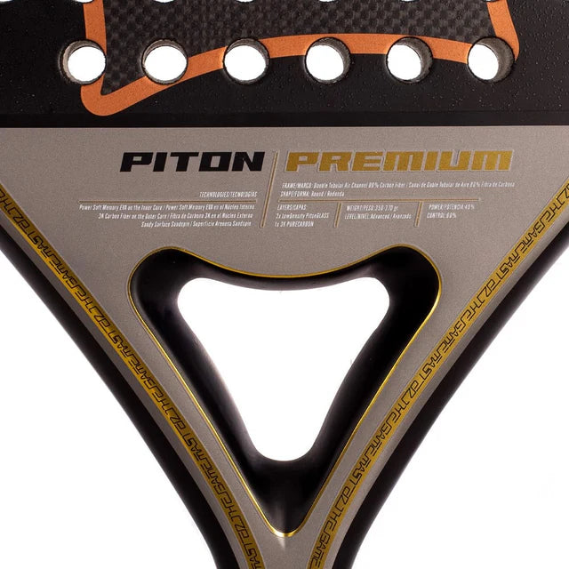 BLACK CROWN PITON Premium 2024 Padel Racket Padel Racket Black Crown