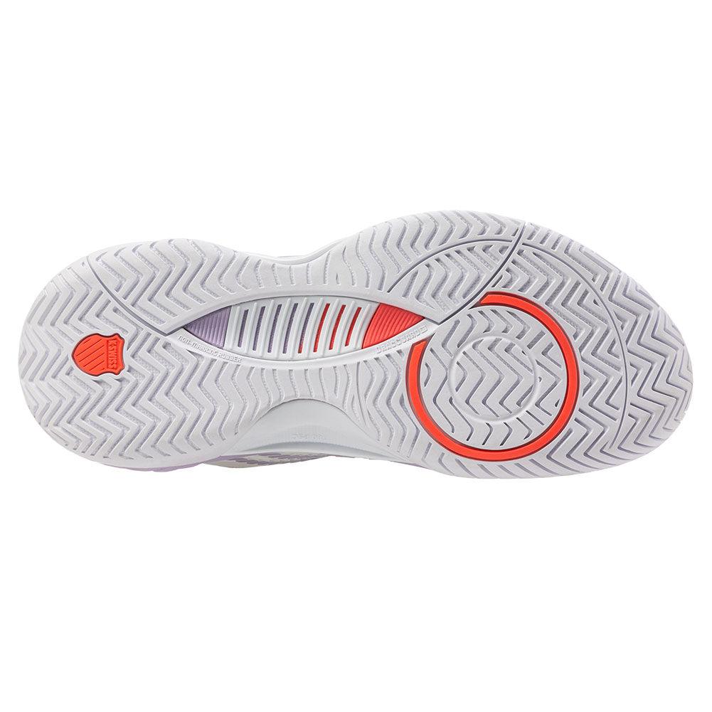 Women`s Hypercourt Supreme 2 Tennis Shoes White and Orchid Petal K-SWISS
