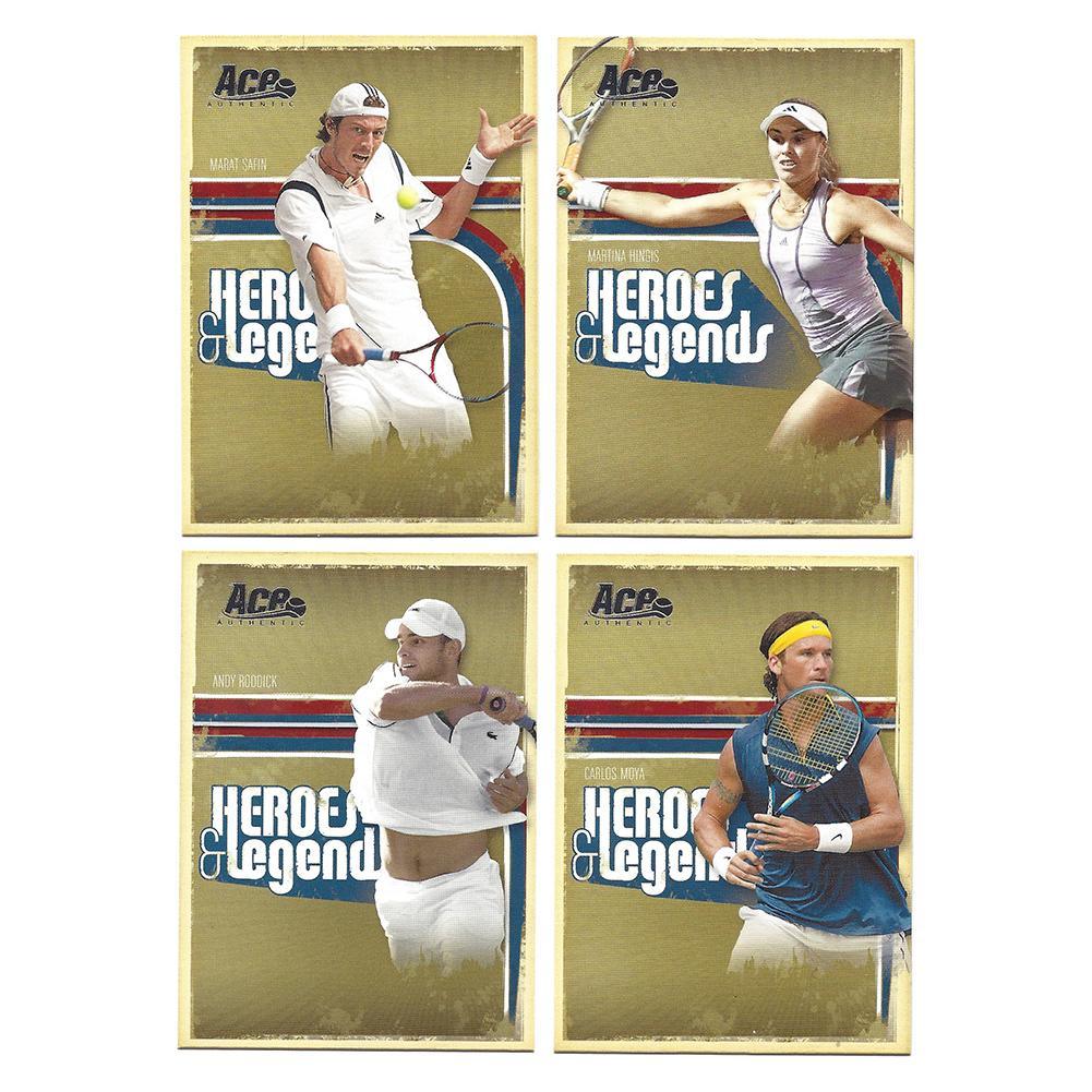 Heroes & Legends Tennis Trading Card Set Collectables ACE AUTHENTIC