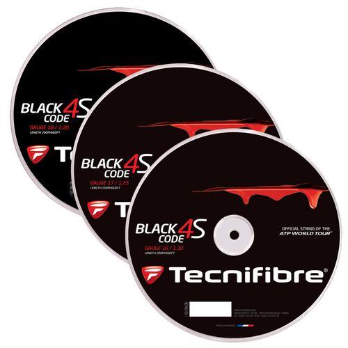 Black Code 4S Tennis String Reel Strings TECNIFIBRE