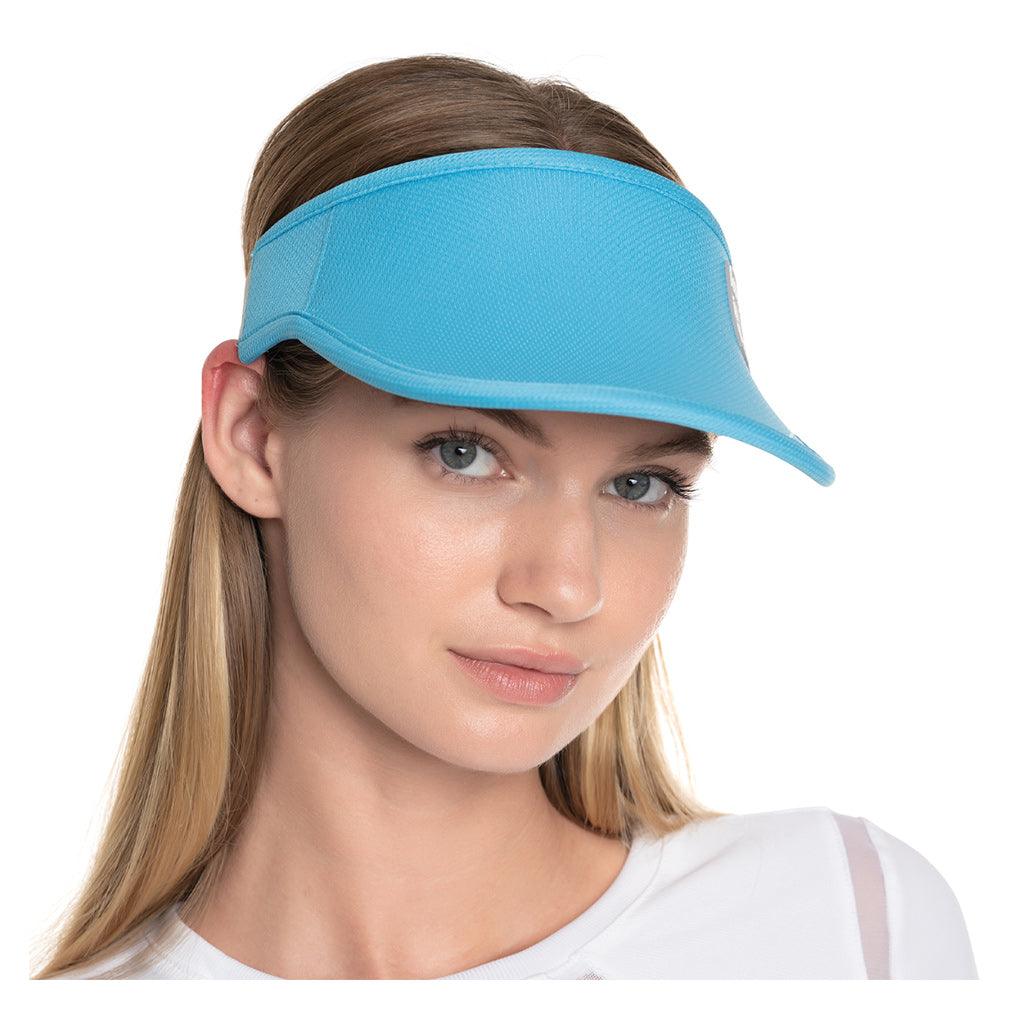 Women`s Lucky Logo Stretch Tennis Visor WOMENS APPAREL LUCKY IN LOVE