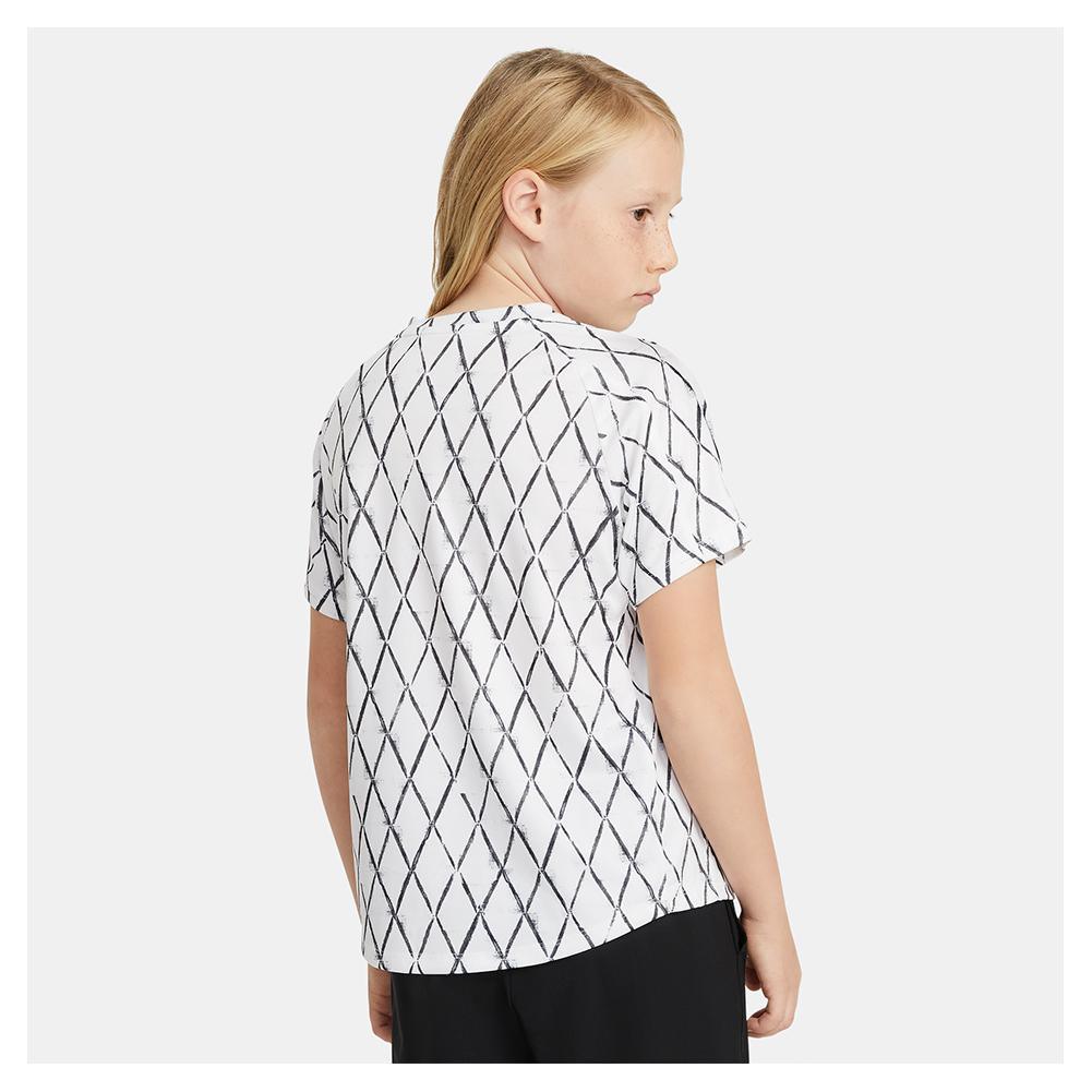 Boys' Court Dri-FIT Victory Printed Tennis Top Last Chance Offers NIKE