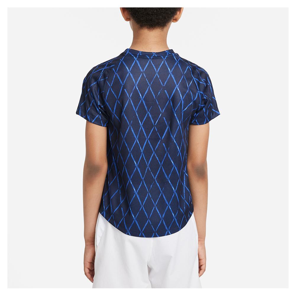 Boys' Court Dri-FIT Victory Printed Tennis Top Last Chance Offers NIKE