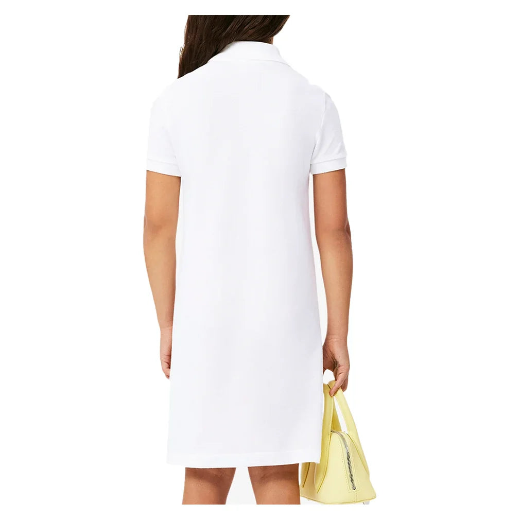 Girls' Polo Style Cotton Tennis Dress LACOSTE