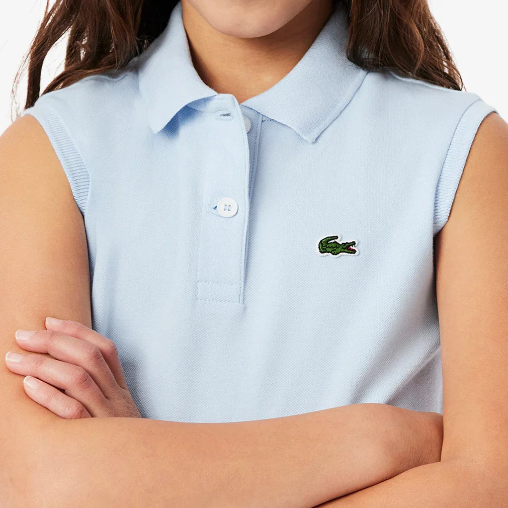 Girls' MIni-Pique Tennis Dress Flamant LACOSTE