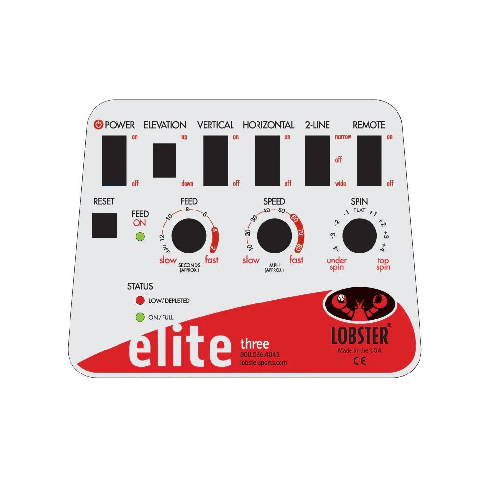 Elite Three with 10-Function Wi-Fi Remote Control for Apple Ball Machines LOBSTER