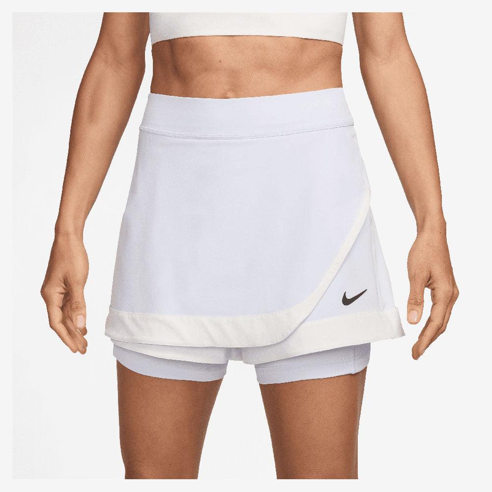 Women`s Melbourne Dri-Fit Slam High Rise Tennis Skort NIKE XS 085_FOOTBALL_GREY/AS