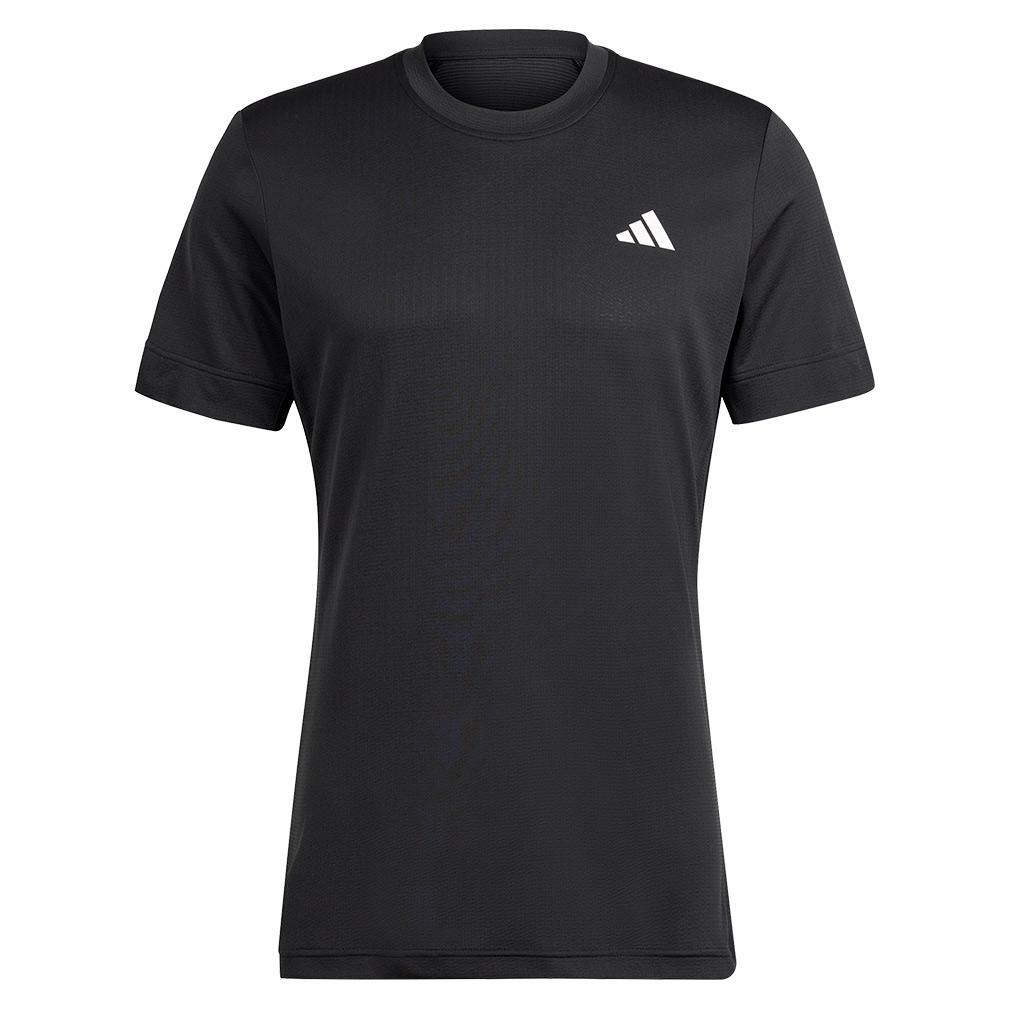 Men's Freelift Tennis Top Black Shop By Player ADIDAS M