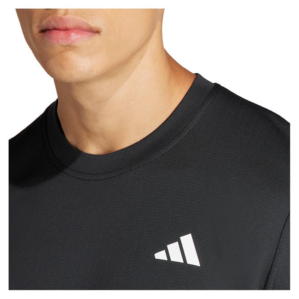 Men's Freelift Tennis Top Black Shop By Player ADIDAS