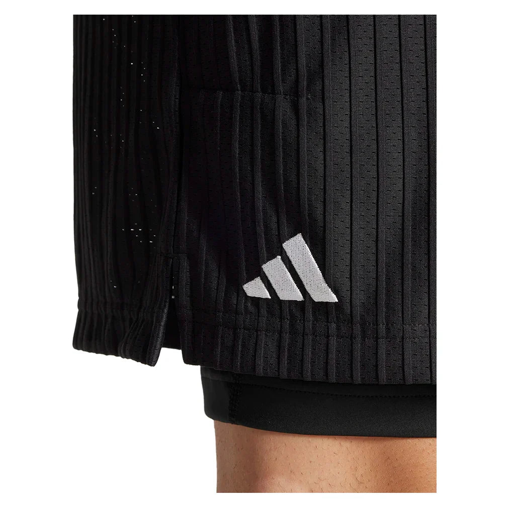 Men`s Tennis Short and Tight Set Black ADIDAS
