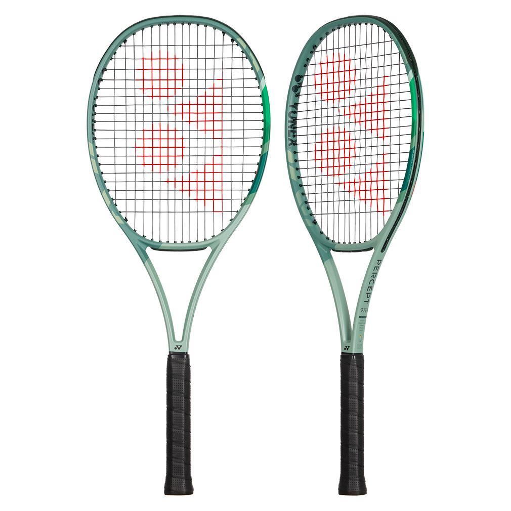 PERCEPT 97H Tennis Racquet Olive Green Tournament Gear YONEX 2 - 4 1/4