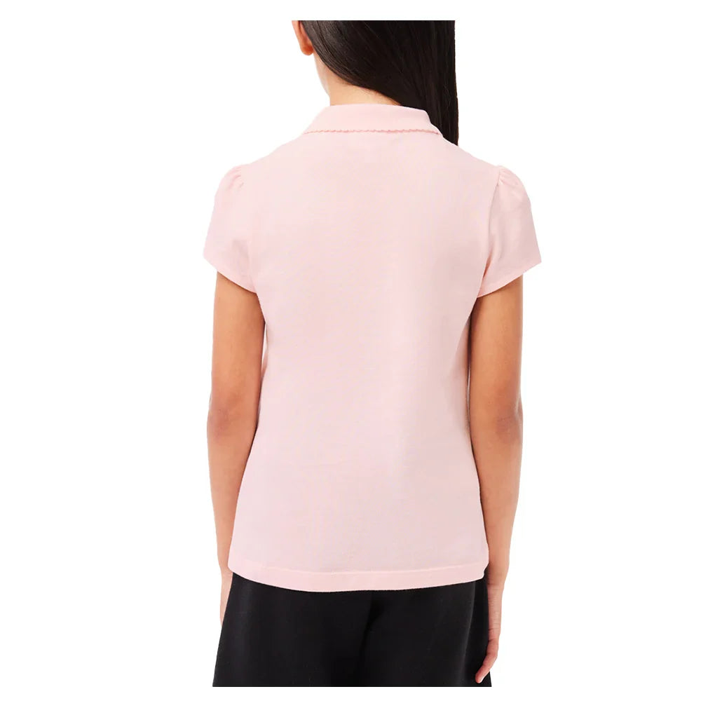 Girls' Scallop Tennis Polo LACOSTE