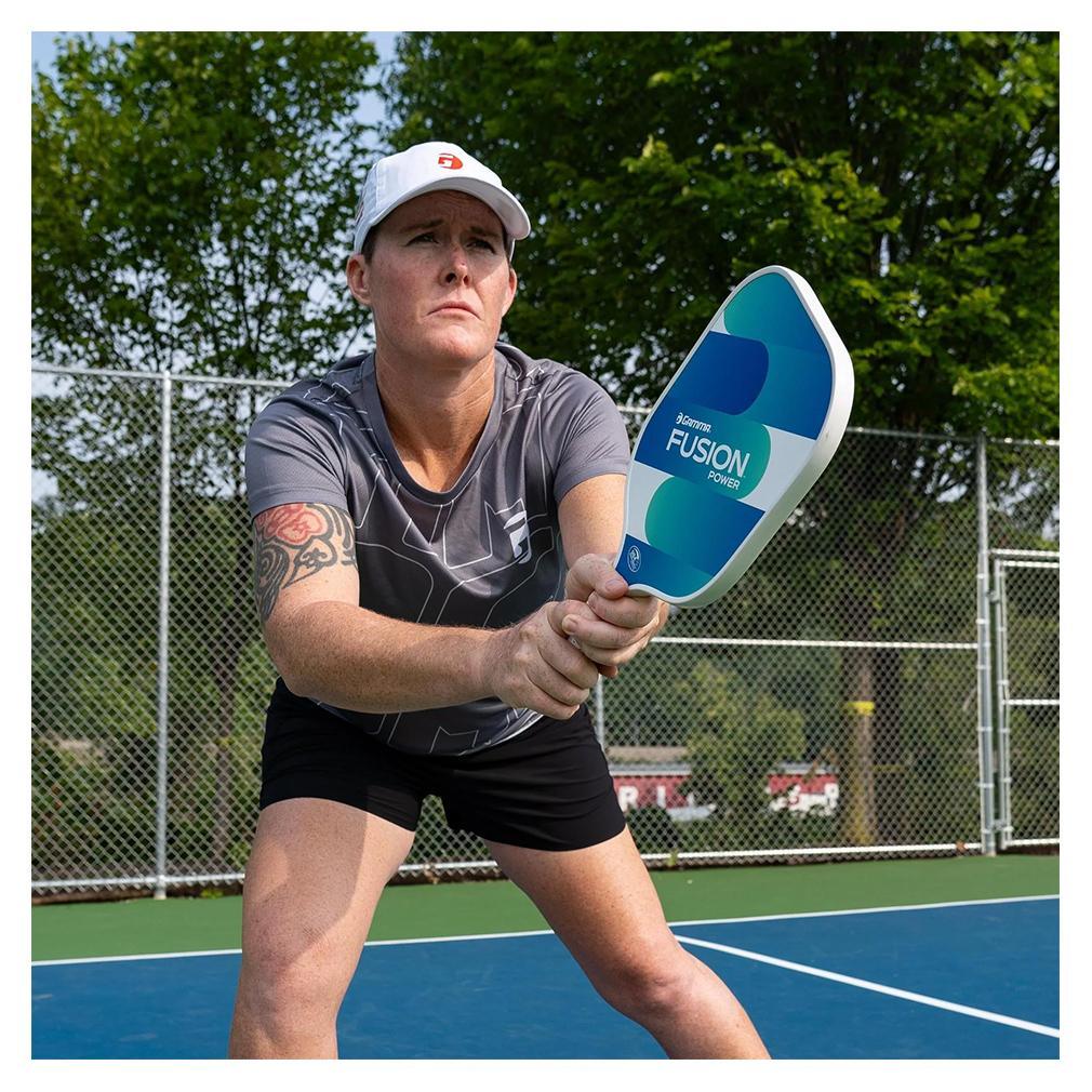 Fusion Power Pickleball Paddle Blue and Green Pickleball Paddles GAMMA