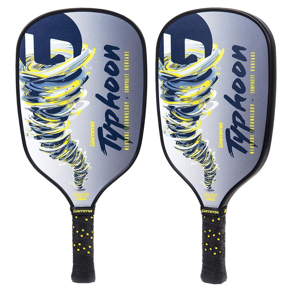 Typhoon Composite Pickleball Paddle Navy and Gray PICKLEBALL PADDLES GAMMA