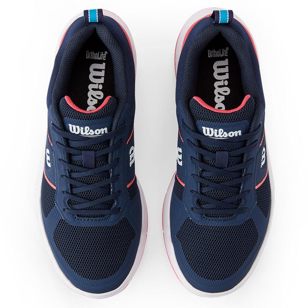 Women`s Pickle Pro Pickleball Shoes Navy Blazer and Dubarry WILSON