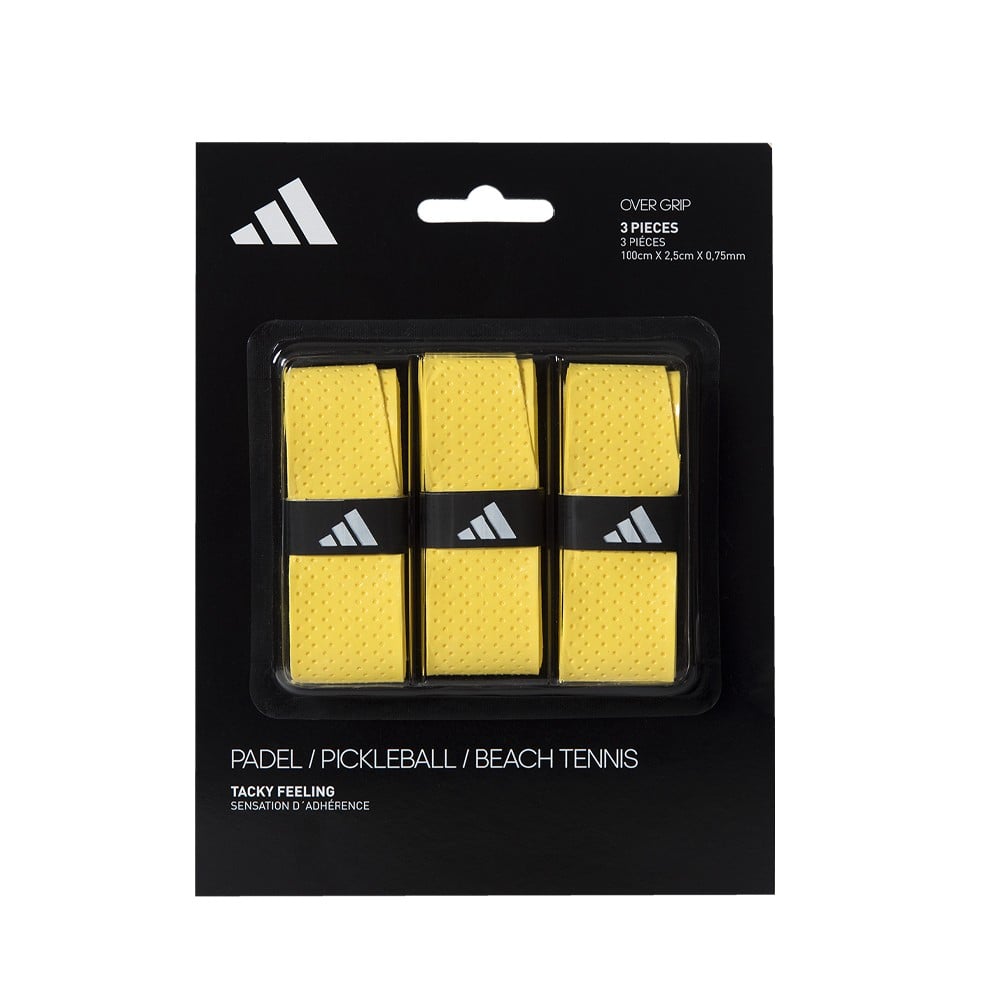 ADIDAS Set Overgrip 3X Accessories Adidas Única Amarillo