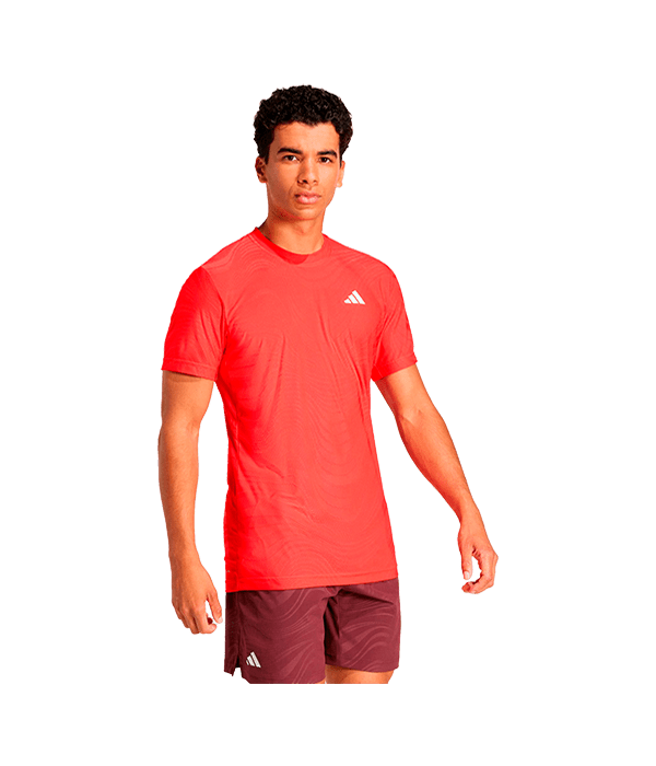 T shirt Adidas Flft tee Tenis Pro Red 2025 Padel Clothes Adidas
