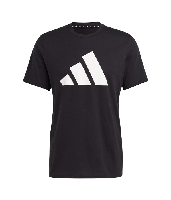 T shirt Adidas Train Essentials Feelready Logo Black 2025 Padel Clothes Adidas