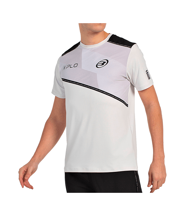 T shirt Bullpadel Di Nenno 25V Gris Perla 2025 Padel Clothes Bullpadel