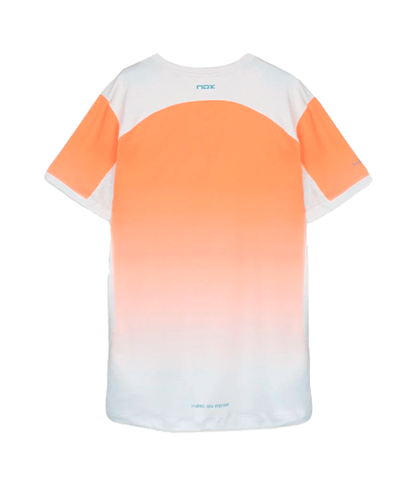 T shirt NOX Pro Mock Orange Degraded 2025 Padel Clothes Nox