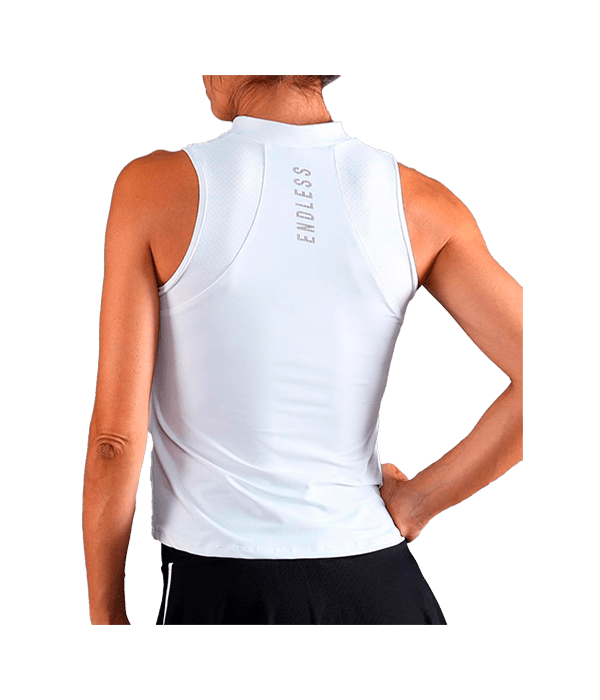 Polo Endless Glam White 2025 Padel Clothes Endless