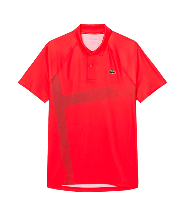 Polo Lacoste Novak Djokovic Red 2025 Padel Clothes Lacoste