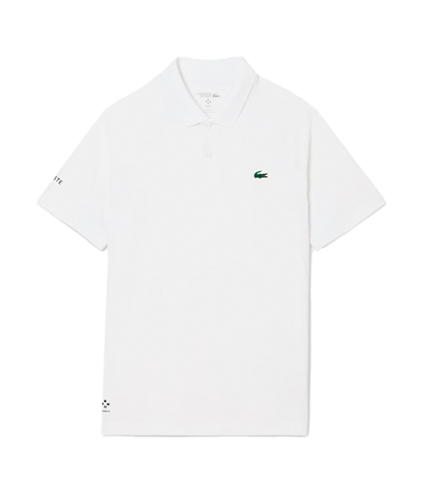 Polo Lacoste Slim Fit White 2025 Padel Clothes Lacoste