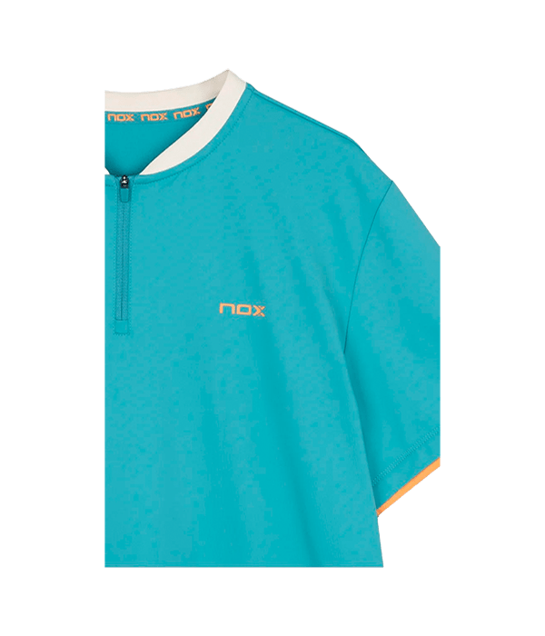 Polo NOX Dusty Turquoise Pro 2025 Padel Clothes Nox