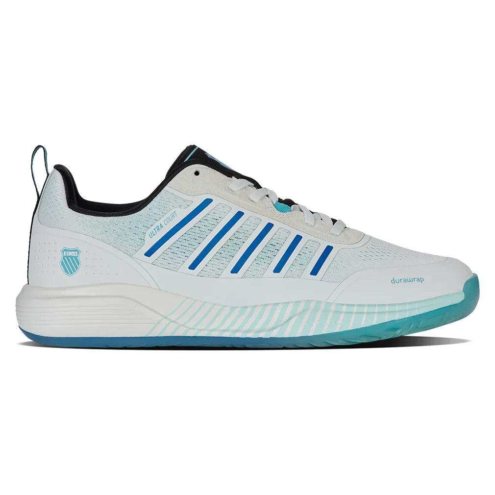 Men`s Ultra Court Pickleball Shoes Bit of Blue and Brilliant Blue K-SWISS