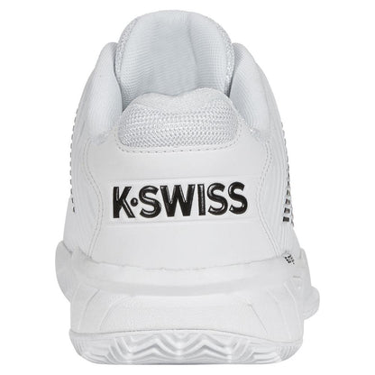 Men's Hypercourt Express 2 Clay Tennis Shoes White and Black Top Tennis Shoes K-SWISS
