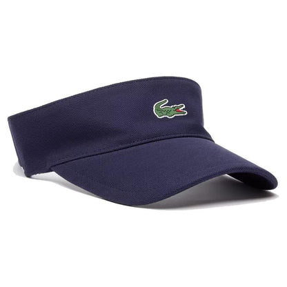 Women`s Core Performance Tennis Visor Womens Apparel LACOSTE Blue ONE_SIZE